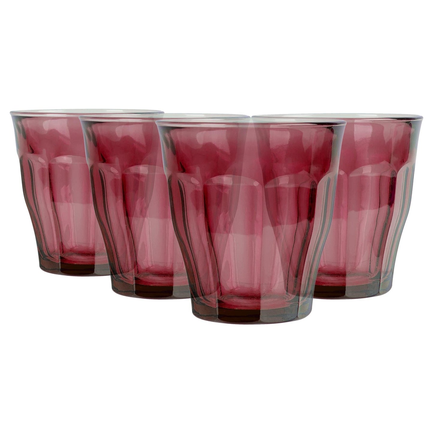 250ml Picardie Glass Tumblers - Pack of Four