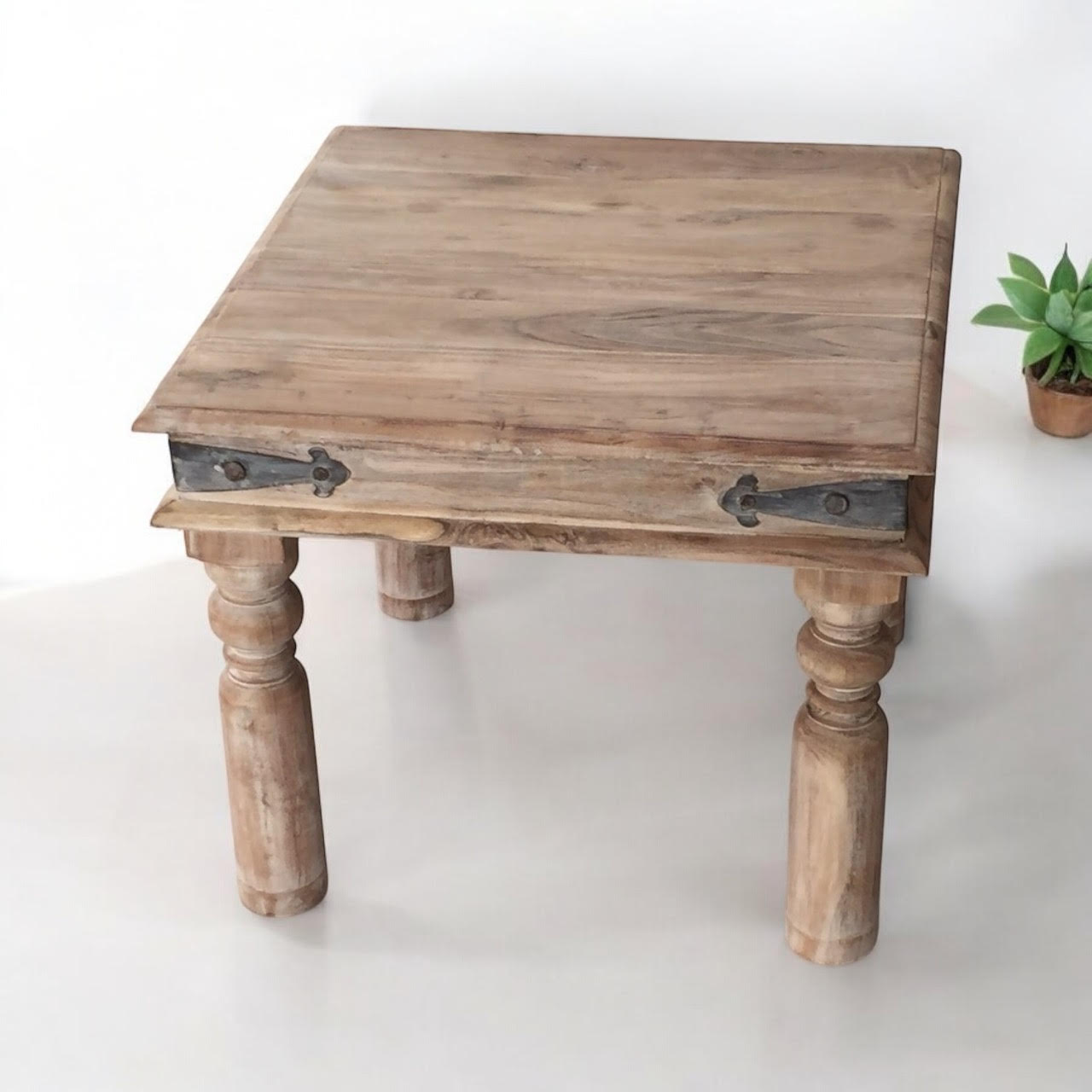 45CM WOODEN SQUARE TABLE