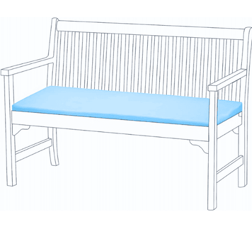 Blue Outdoor Waterproof Bench Cover