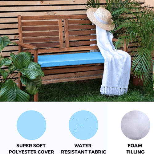 Blue Outdoor Waterproof Bench Cover
