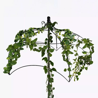 Umbrella Plant Support Trellis Garden Climbing Flowers Vine Metal Heavy Duty