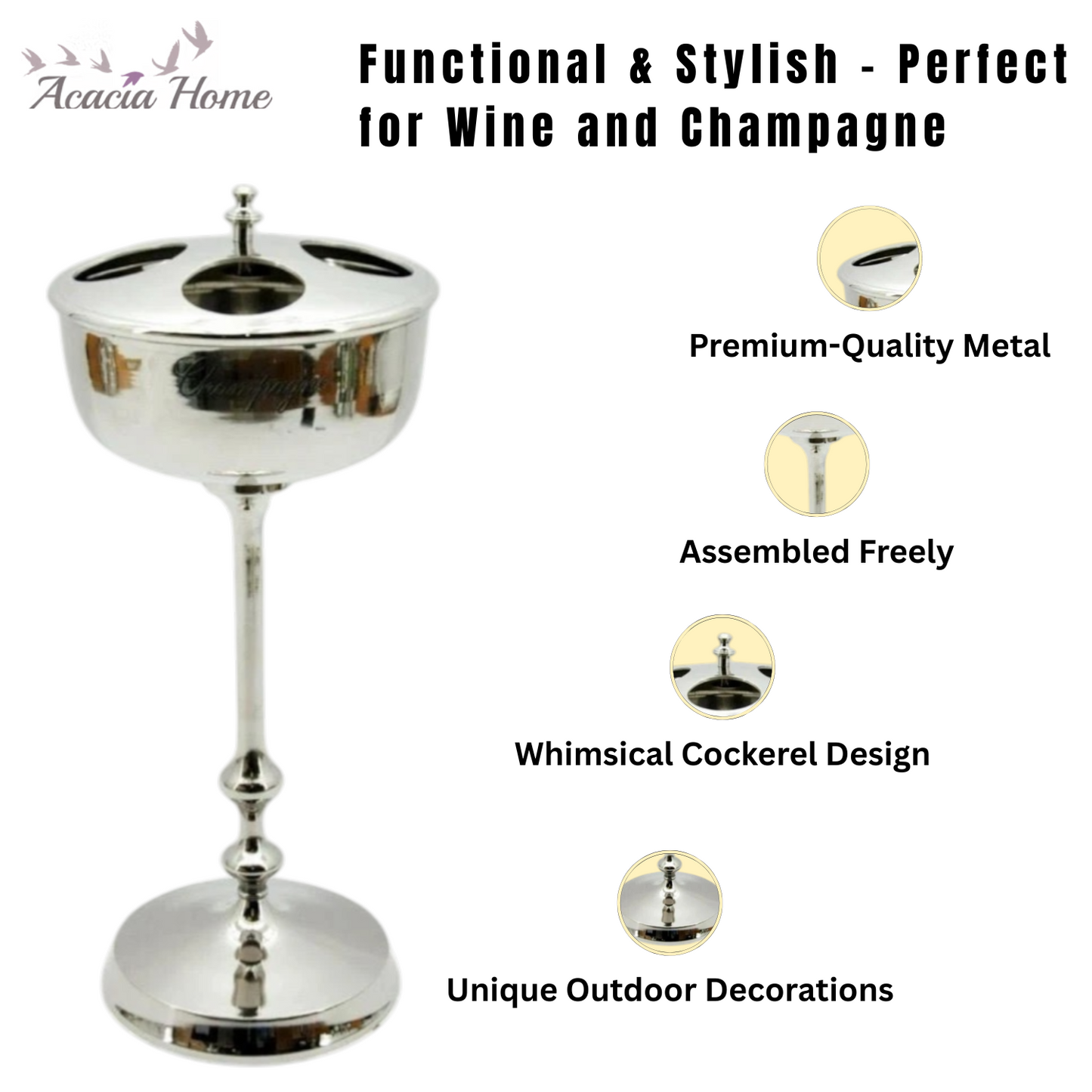 81CM CHAMPAGNE BUCKET-4 BOTTLE