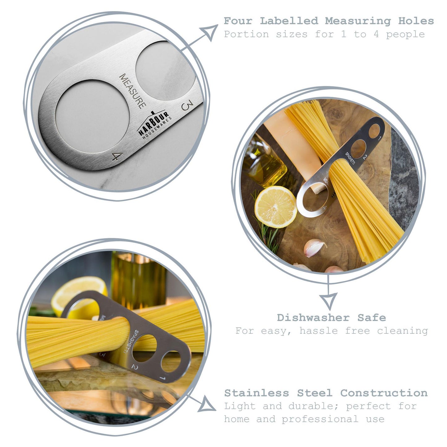 Stainless Steel Spaghetti Measure