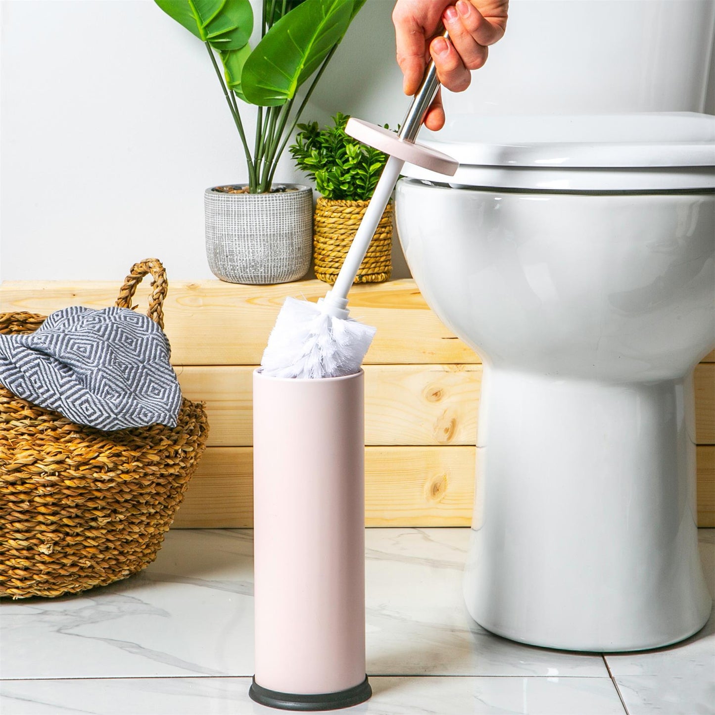 Replacement White Toilet Brush
