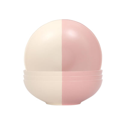 Colour Block Stoneware Pasta Bowls - 20.5cm - Pack of 4