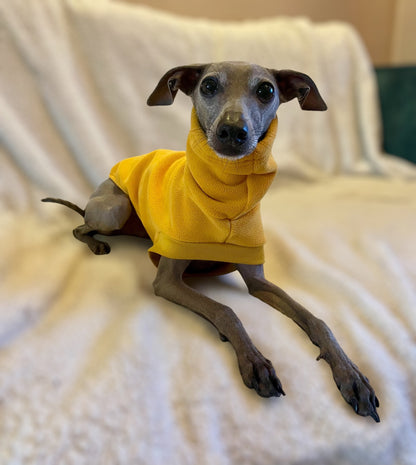 Open-Leg Fleece Vest - Yellow