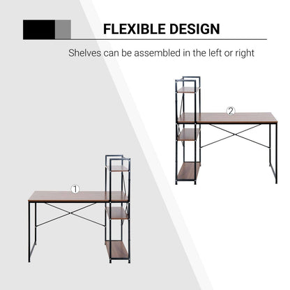 Industrial Computer Desk With Storage