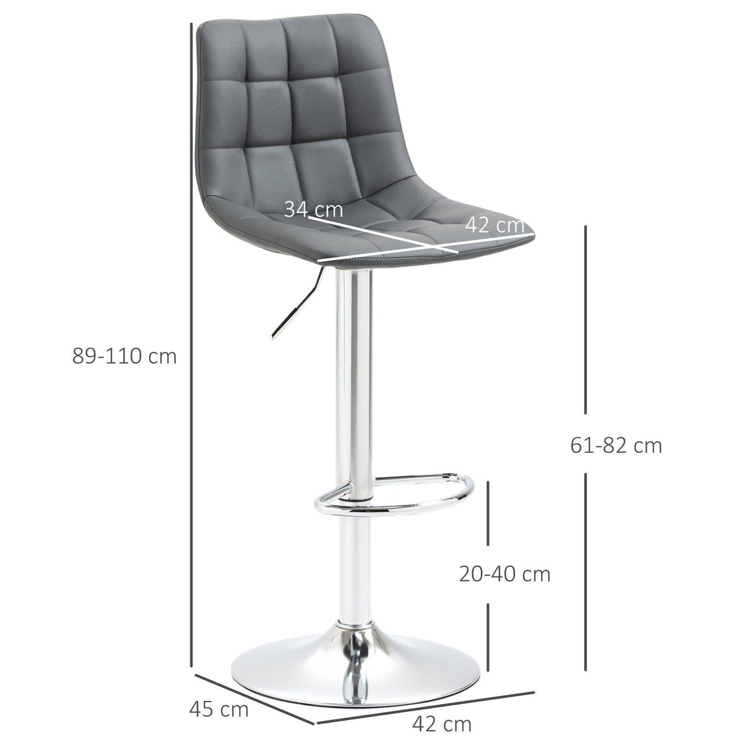 Bar Stools Set of 2