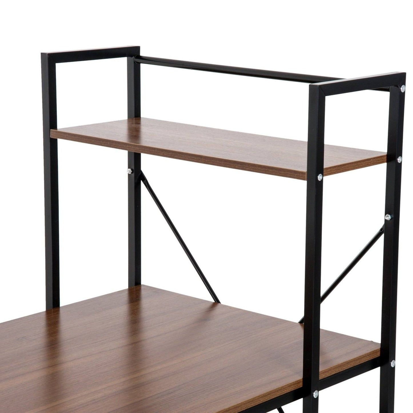 Industrial Computer Desk With Storage