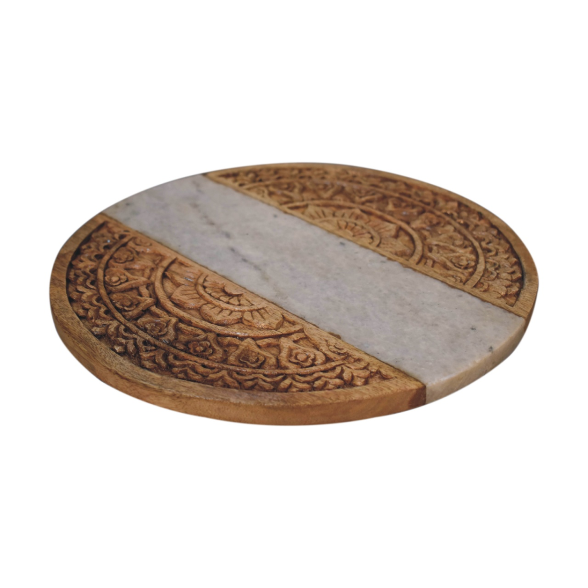 Artisan Furniture Kitchen Accessories - Round Marble Chopping Board