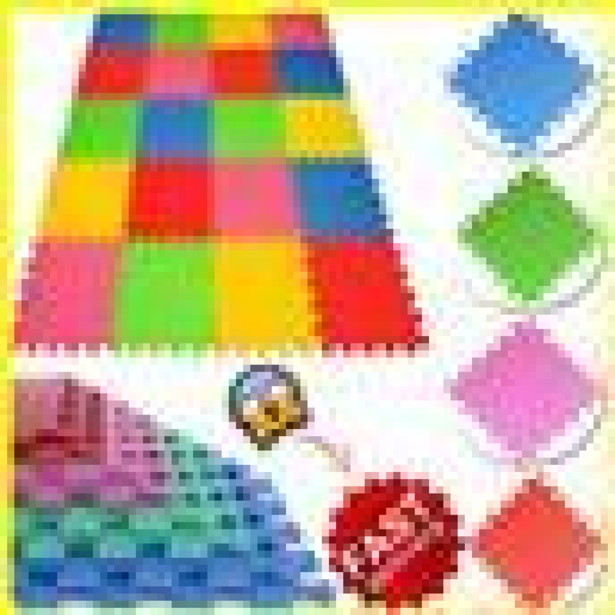 6 PACKS MULTICOLOR EVA INTERLOCKING MAT 30 X 30