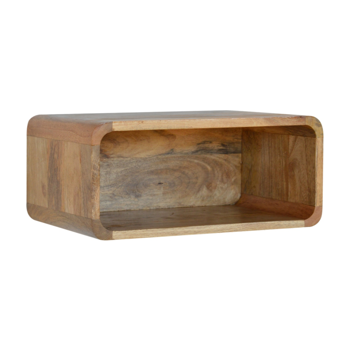 Artisan Furniture Solid Wood Wall Mounted Open Bedside