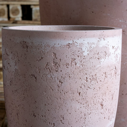 Vessara | Blushstone – 55cm Extra Large Tall Concrete Planter – 32L Decorative Vase Pot