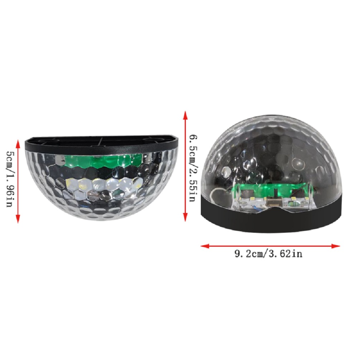 Pack of 4 Outdoor Lights - Waterproof Night Light for Pathway White Light