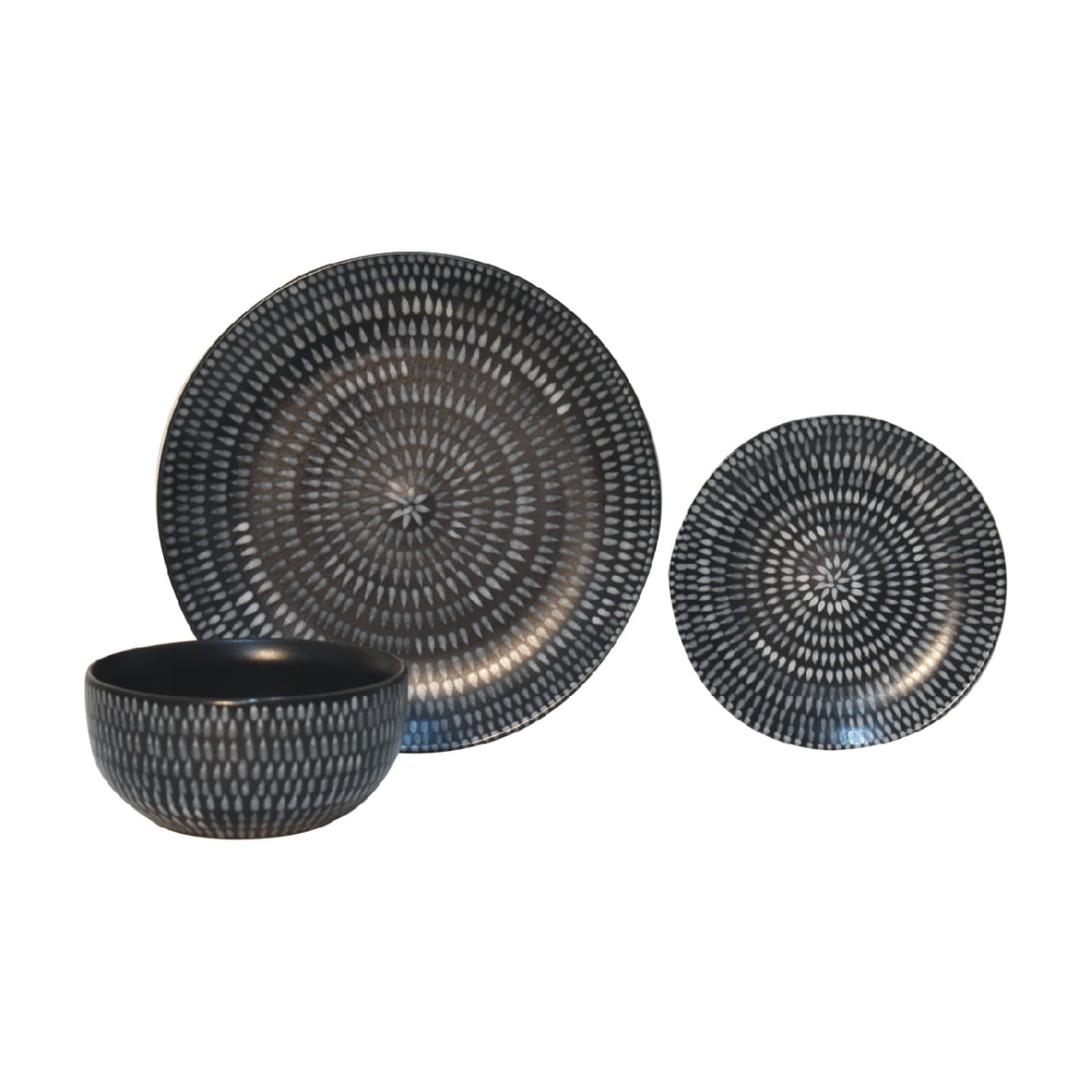 Artisan Furniture Kitchen Accessories - Marrisa Kitchen Set, Black & White