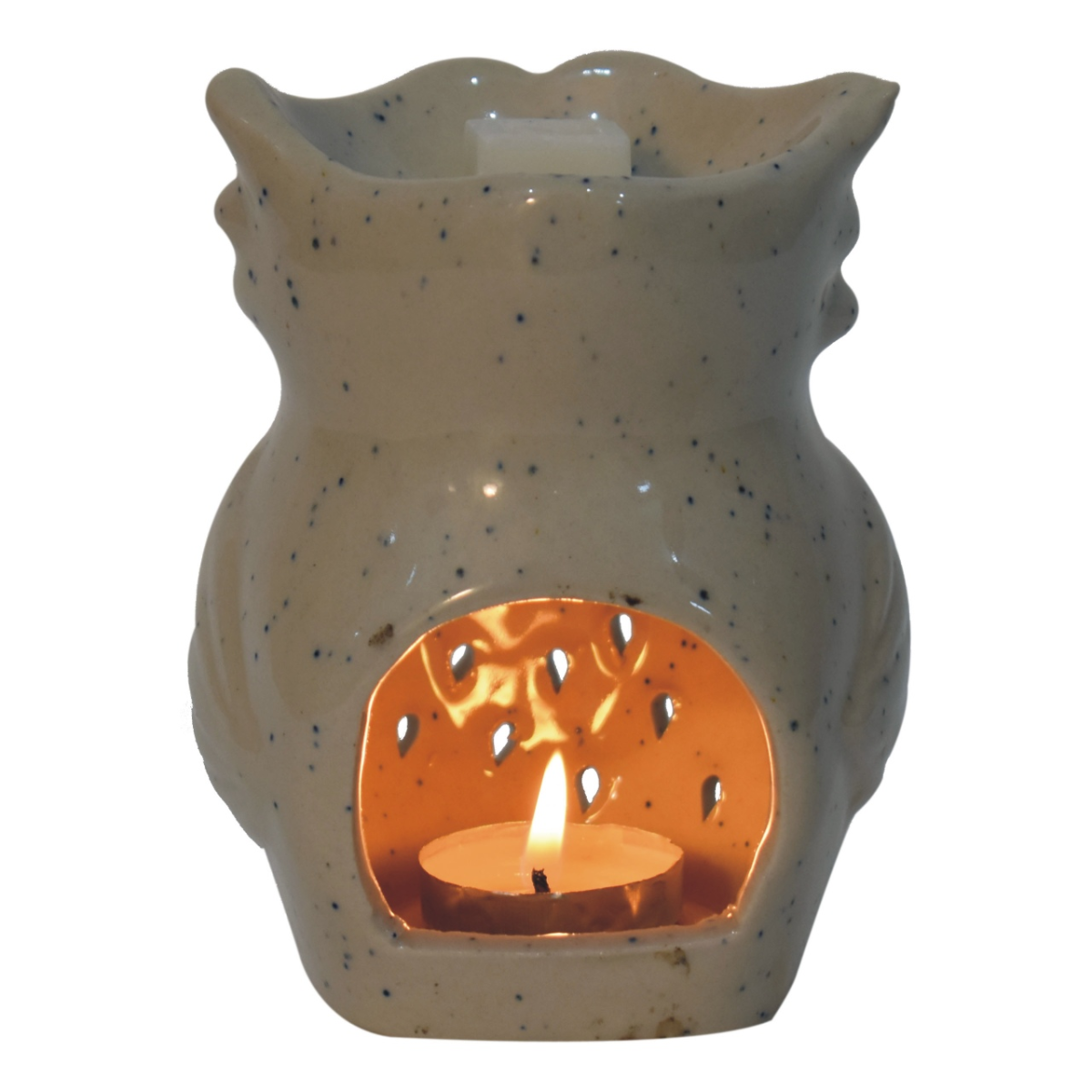 Artisan Furniture Owl Wax Melter Set (Fruit), Light Brown