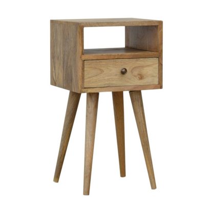 Artisan Furniture Solid Wood Mini Oak-ish Bedside