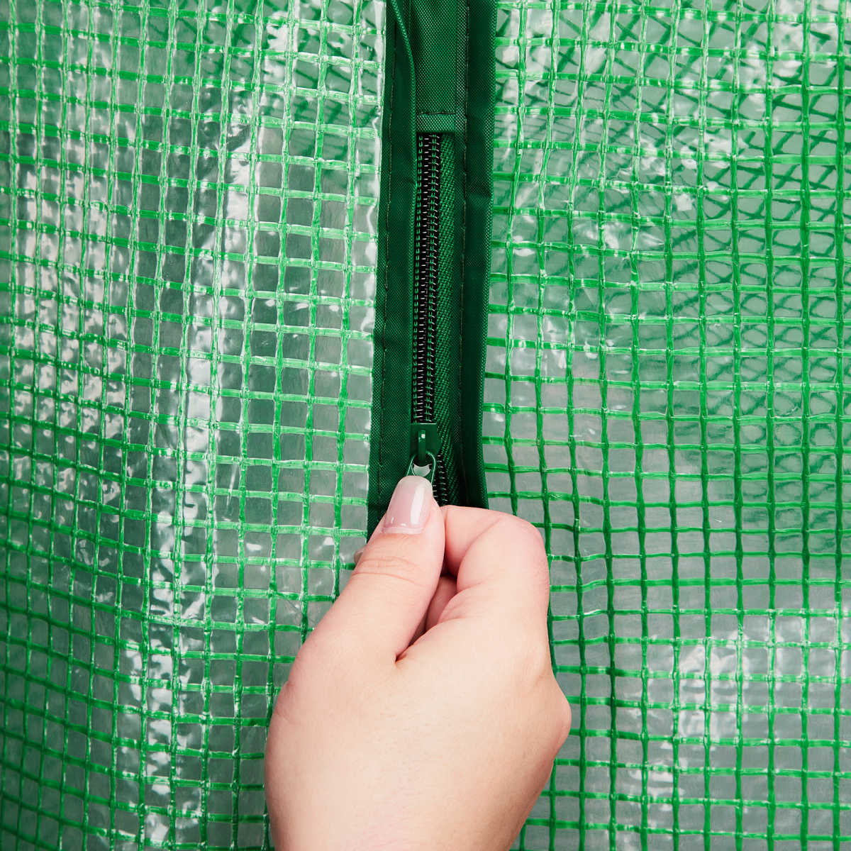 Mini Walk-in Greenhouse with PE Cover, 4-Shelf Indoor Outdoor Plant Gardening Green House for Garden Backyard, 56" x 29" x 77", Green