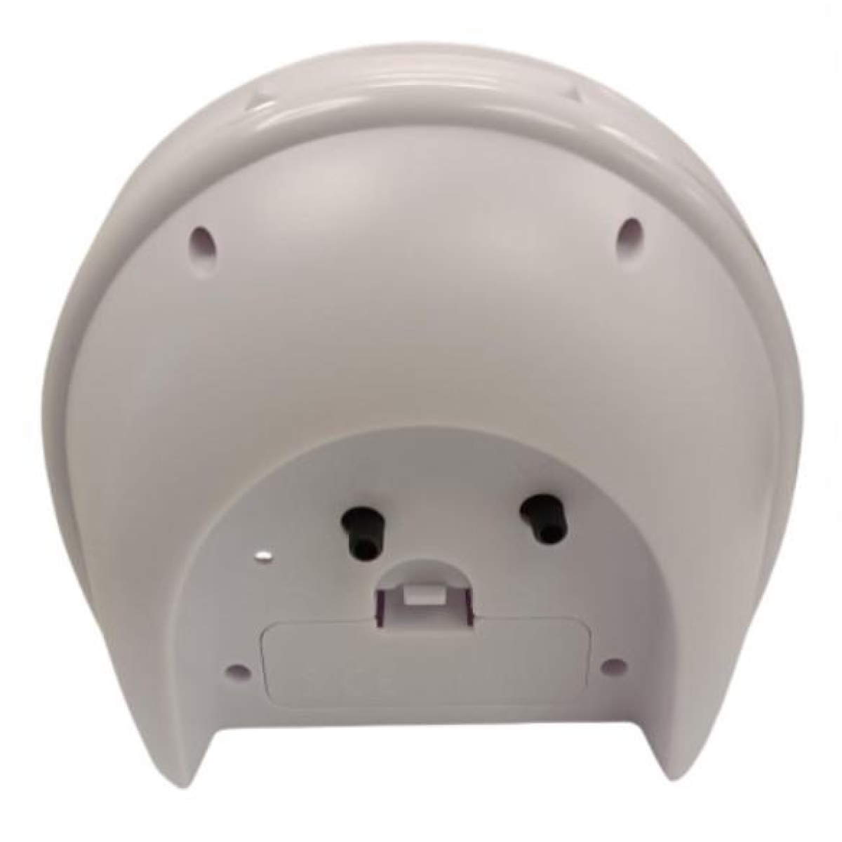 Acctim Jefferson Silent Sweep, Crescendo and Light features Bedside Alarm Clock in White - 16482