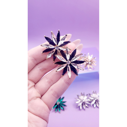 Dubai Crystal Stud Earrings