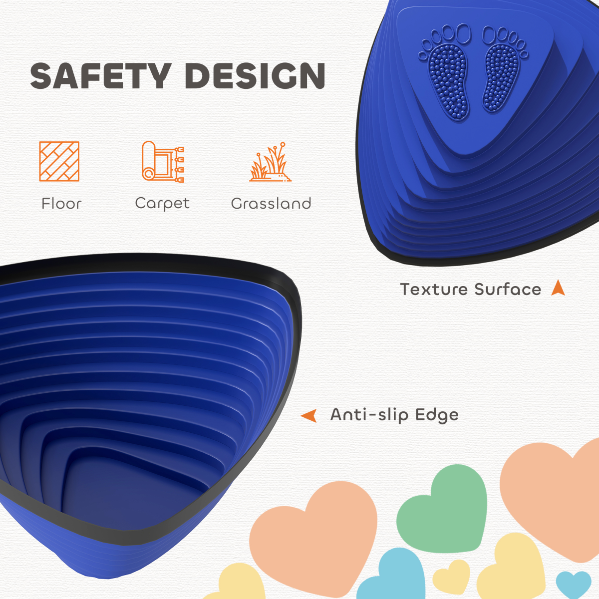 AIYAPLAY 11 Pieces Stepping Stones for Balance and Motor Skills