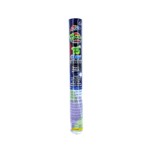 Wholesale 15 Glow In The Dark Glow Sticks - (Case of 24)