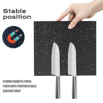 Magnetic Knife Holder Knife Block Rack Kitchen Organisation Cutlery Set Storage