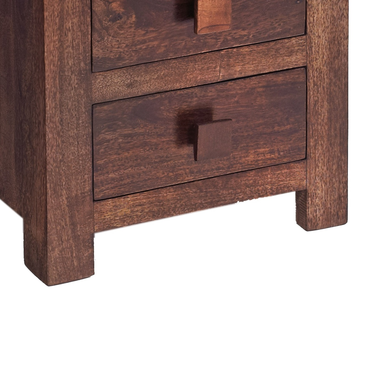 Toko Dark Mango 3 Drawer Bedside