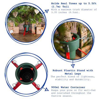 Premium Real Christmas Tree Stand - Medium