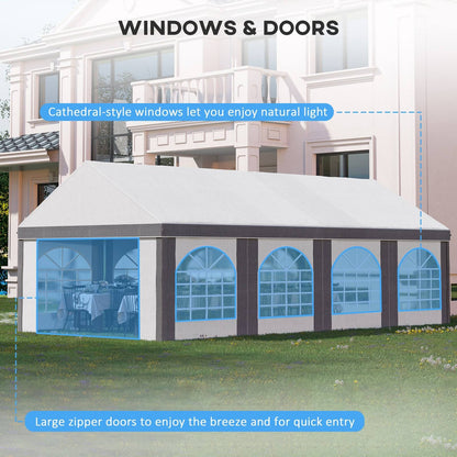 8 x 4m Galvanised Party Tent