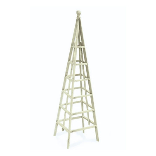 Large Garden Sage Obelisk Outdoor Arch Heavy Duty Strong Wooden Plant Cage