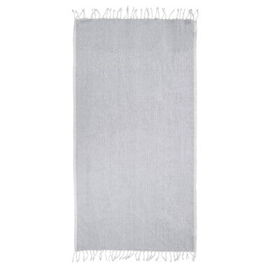 Thread and Loom Grey Hammam Beach Towel