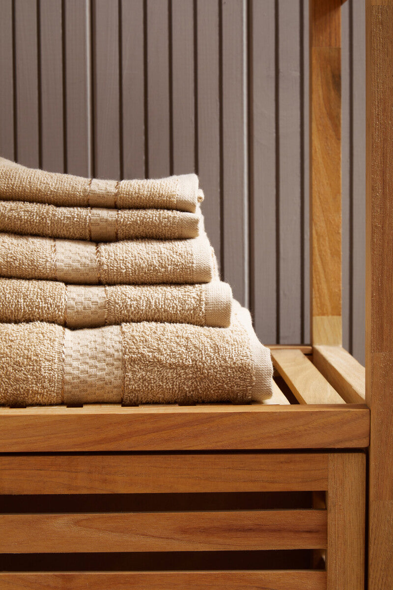 Thread and Loom 6 Piece Warm Sand Towel Set