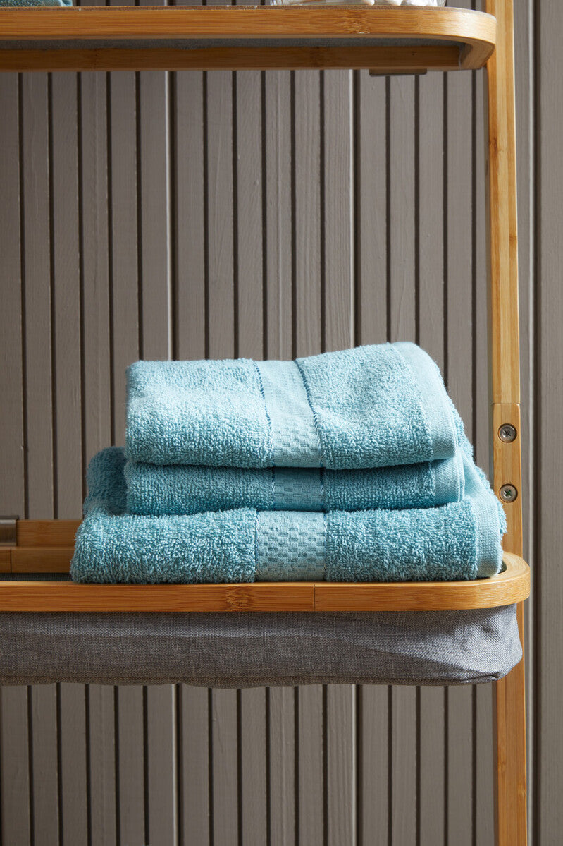 Thread and Loom 6 Piece Dusty Turquoise Towel Set