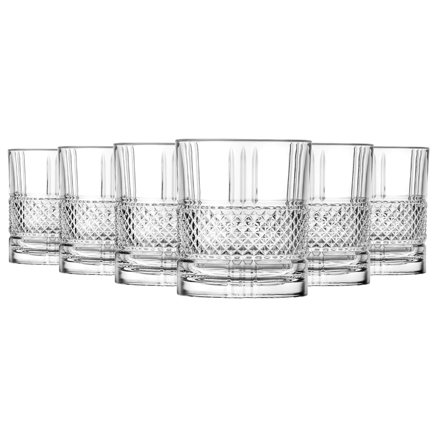 340ml Crystal Whisky Glasses - Pack of 6