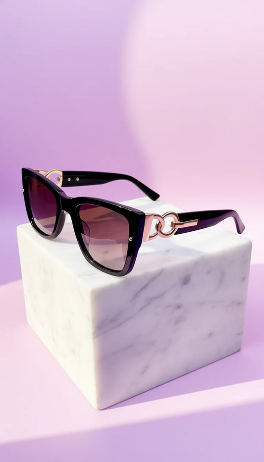 Gold Link Frame Sunglasses Box of 20