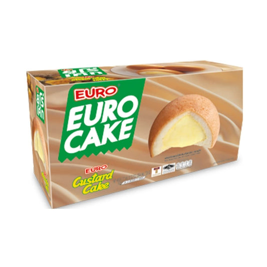 EURO CAKE Puff Cake & Sweet Custard Cream 12x17g