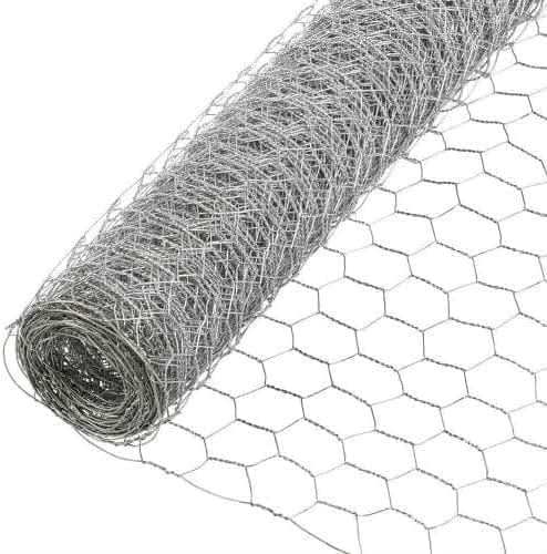Galvanised Metal Chicken Wire Mesh Boundary Fencing