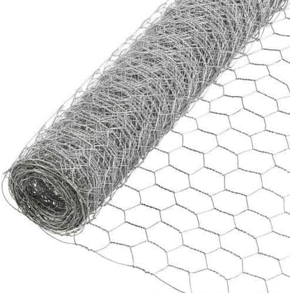 Galvanised Metal Chicken Wire Mesh Boundary Fencing