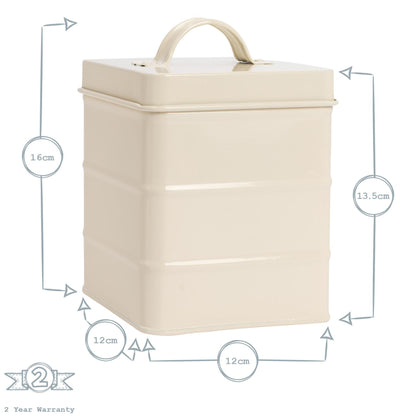 Vintage Metal Coffee Canister