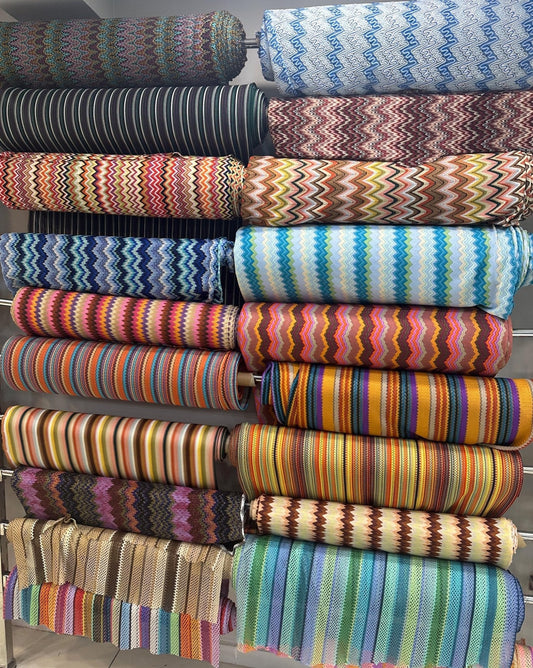 53 Different Design, Zigzag Knit Mesh Fabric