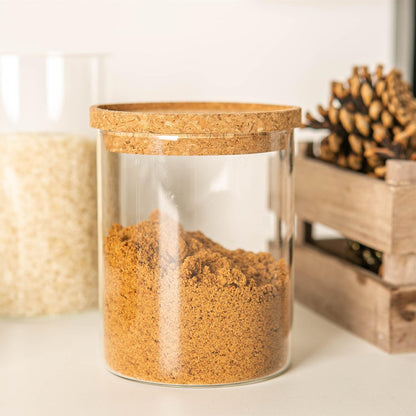10cm Cork Scandi Storage Jar Lid