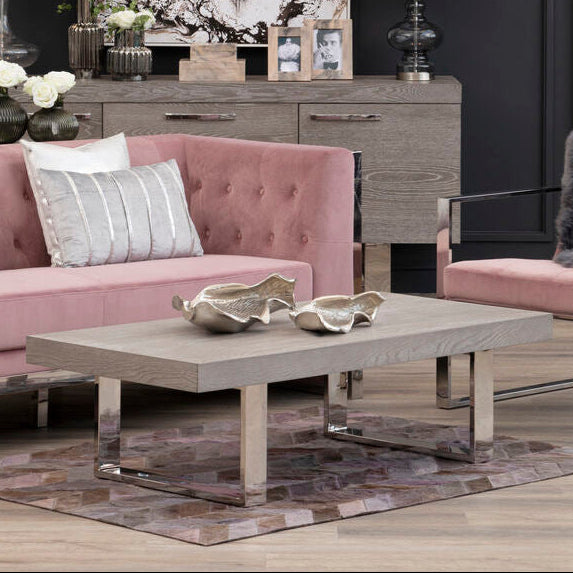 Ulmus Grey Elm Wood Coffee Table