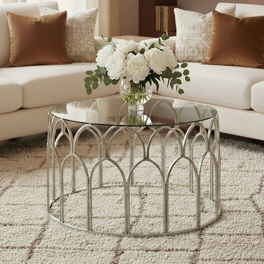Merlin Silver Leaf Coffee Table