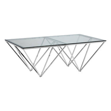 Allure Coffee Table With Triangular Base
