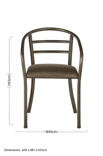 New Foundry Curved Dining Chair
