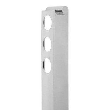 Novo 6 Bottle Silver Vertical Wine Rack