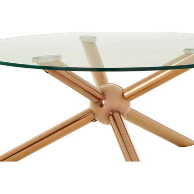 Novo Round Rose Gold Coffee Table