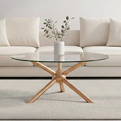 Novo Round Rose Gold Coffee Table