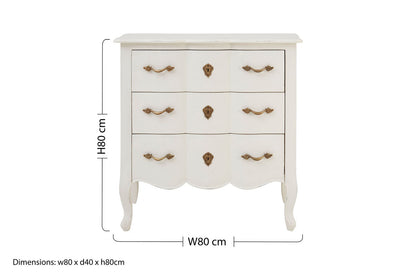Kesena Mirrored Chest of Drawers
